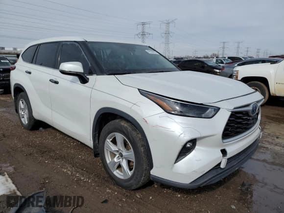 ✅ 2022 Toyota Highlander Hybrid LE • VIN: 5TDZARAH2NS511839 • Lot: 46539855. Wystawiony na Copart z przebiegiem 162 228 mil. Bezpłatny archiwum sprzedaży aukcyjnych z USA i szczegółowy raport historii pojazdu na DreamBid. Zdjęcie 4.