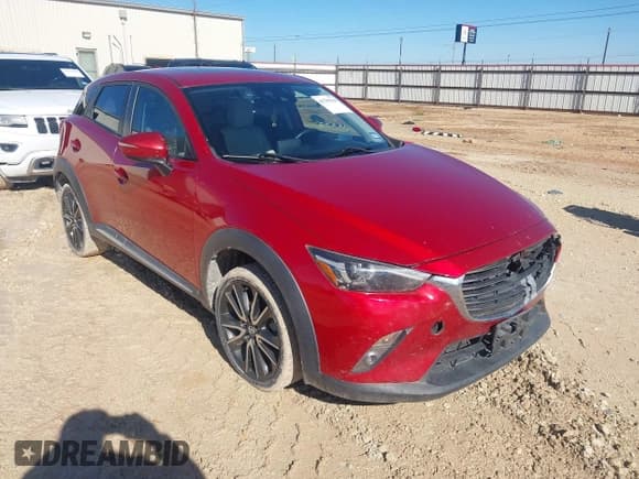 ✅ 2016 Mazda CX-3 Grand Touring • VIN: JM1DKBD79G0105905 • Lot: 43785218. Listed on IAAI with 132,006 mi. Free auction sales archive from the USA and detailed vehicle history report at DreamBid. Image 1.
