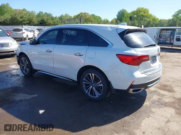✅ 2020 Acura MDX Technology • VIN: 5J8YD4H58LL033895 • Lot: 42276031. Listed on IAAI with 96,051 mi. Free auction sales archive from the USA and detailed vehicle history report at DreamBid. Image 3.