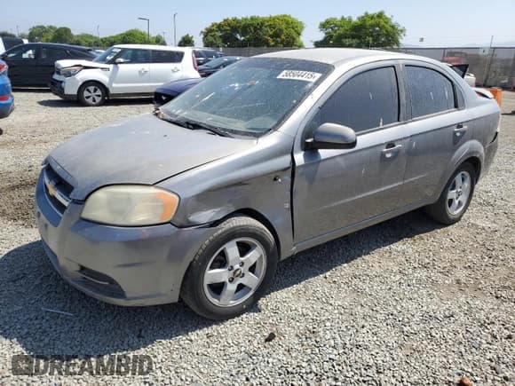 ✅ 2007 Chevrolet Aveo LT • VIN: KL1TG56607B053675 • Lot: 58504415. Wystawiony na Copart z przebiegiem 214 019 mil. Bezpłatny archiwum sprzedaży aukcyjnych z USA i szczegółowy raport historii pojazdu na DreamBid. Zdjęcie 1.