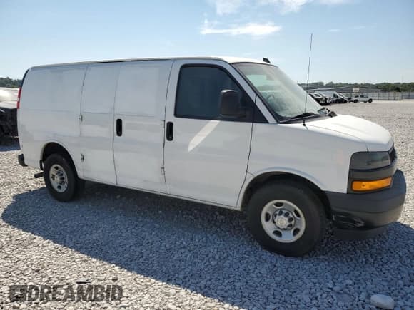 ✅ 2021 Chevrolet Express Cargo • VIN: 1GCWGAF77M1159386 • Lot: 80967735. Listed on Copart with 75,761 mi. Free auction sales archive from the USA and detailed vehicle history report at DreamBid. Image 4.