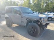 ✅ 2022 Jeep Wrangler Willys • VIN: 1C4GJXANXNW173513 • Lot: 67620405. Listed on Copart with 38,248 mi. Free auction sales archive from the USA and detailed vehicle history report at DreamBid. Image 4.