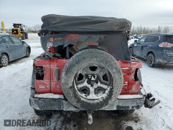 ✅ 2018 Jeep Wrangler Sport • VIN: 1C4GJXAG8JW167544 • Lot: 87440684. Listed on Copart with 139,214 mi. Free auction sales archive from the USA and detailed vehicle history report at DreamBid. Image 6.
