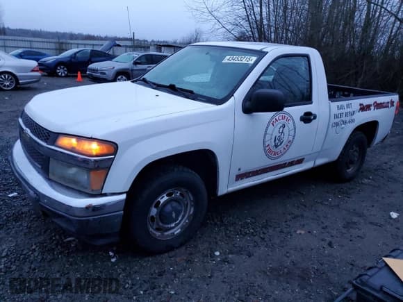 ✅ 2007 Chevrolet Colorado Work Truck • VIN: 1GCCS149278201514 • Лот: 43453215. Опубликован ранее на Copart с пробегом 86 134 миль. Бесплатный доступ к архиву аукционных продаж из США и подробный отчёт об истории автомобиля на DreamBid. Изображение 1.