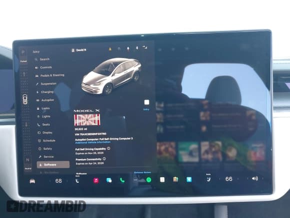 ✅ 2022 Tesla Model X Plaid • VIN: 7SAXCBE68NF331760 • Lot: 43709060. Wystawiony na IAAI z przebiegiem 30 523 mil. Bezpłatny archiwum sprzedaży aukcyjnych z USA i szczegółowy raport historii pojazdu na DreamBid. Zdjęcie 7.
