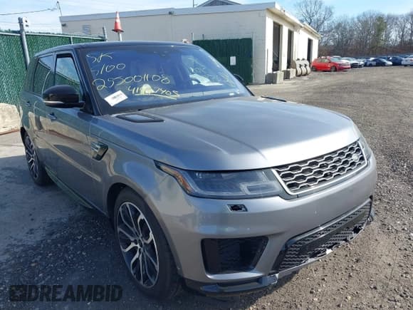 ✅ 2020 Land Rover Range Rover Sport HSE • VIN: SALWR2SU3LA743674 • Lot: 41300143. Listed on IAAI with 66,126 mi. Free auction sales archive from the USA and detailed vehicle history report at DreamBid. Image 1.