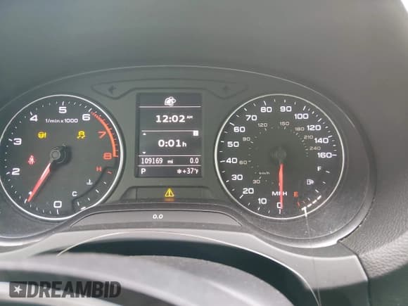 ✅ 2015 Audi A3 Premium • VIN: WAUBFGFF2F1118899 • Lot: 43925362. Listed on IAAI with 109,169 mi. Free auction sales archive from the USA and detailed vehicle history report at DreamBid. Image 7.