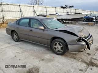 2002 Chevrolet Impala LS с VIN 2G1WH55K129164949, выставлен на аукционе Copart как лот 83174564 с пробегом 126 069 миль миль и Списание • Salvage title. История ставок и продаж доступна на DreamBid. Изображение 4.