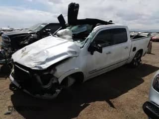 2022 Ram 1500 Limited with VIN 1C6SRFHT4NN191763, listed as a Copart auction lot 53445265 with Not provided miles and Salvage title. Bid and sale history available at DreamBid. Image 1.