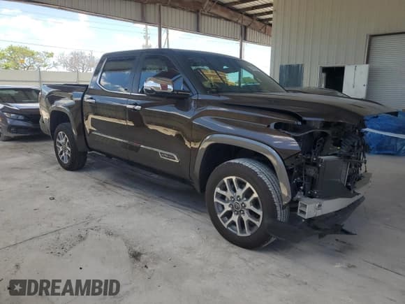 ✅ 2024 Toyota Tundra 1794 Edition • VIN: 5TFMA5DB2RX169352 • Lot: 55741995. Wystawiony na Copart z przebiegiem Nie podano. Bezpłatny archiwum sprzedaży aukcyjnych z USA i szczegółowy raport historii pojazdu na DreamBid. Zdjęcie 4.