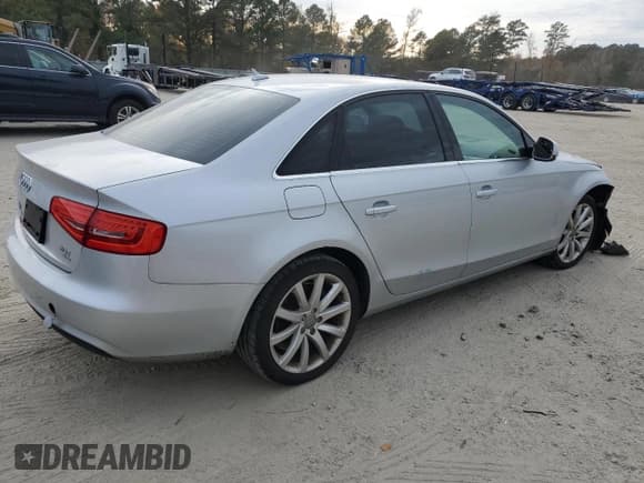 ✅ 2013 Audi A4 Premium • VIN: WAUBFAFL5DN050199 • Lot: 92986725. Listed on Copart with 111,889 mi. Free auction sales archive from the USA and detailed vehicle history report at DreamBid. Image 3.