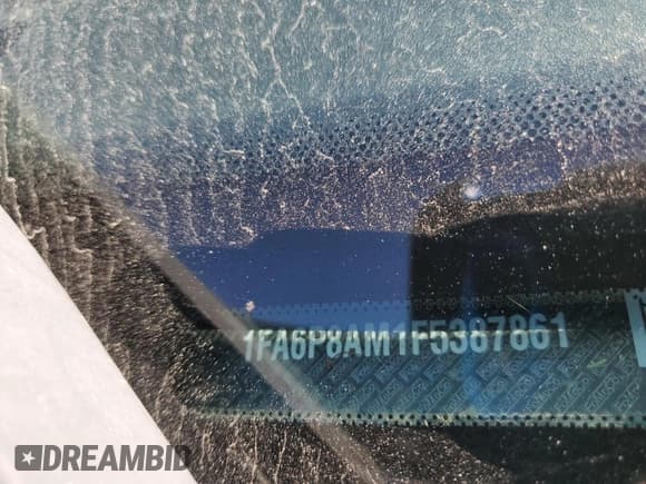 ✅ 2015 Ford Mustang V6 • VIN: 1FA6P8AM1F5387861 • Lot: 91293425. Listed on Copart with 127,243 mi. Free auction sales archive from the USA and detailed vehicle history report at DreamBid. Image 12.