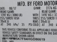 ✅ 2017 Ford Explorer Limited • VIN: 1FM5K7F84HGD86619 • Lot: 43545889. Wystawiony na IAAI z przebiegiem 139 772 mil. Bezpłatny archiwum sprzedaży aukcyjnych z USA i szczegółowy raport historii pojazdu na DreamBid. Zdjęcie 9.