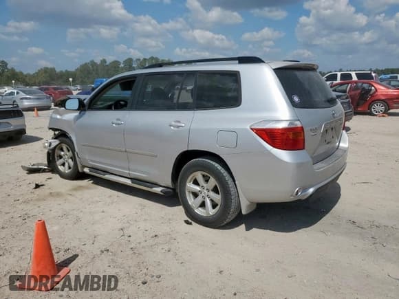 ✅ 2009 Toyota Highlander • VIN: JTEDA41A092007041 • Lot: 85277585. Listed on Copart with Not provided. Free auction sales archive from the USA and detailed vehicle history report at DreamBid. Image 2.