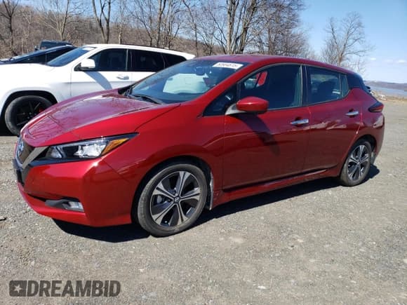 ✅ 2020 Nissan LEAF SV • VIN: 1N4AZ1CP8LC304615 • Lot: 50904615. Listed on Copart with 8,025 mi. Free auction sales archive from the USA and detailed vehicle history report at DreamBid. Image 1.