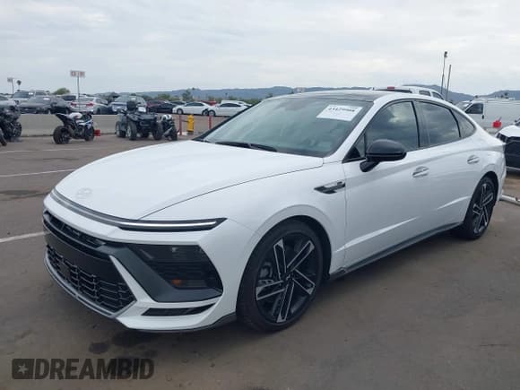✅ 2025 Hyundai Sonata N Line • VIN: KMHL54JC5SA495626 • Лот: 43429908. Опубликован ранее на IAAI с пробегом 3 519 миль. Бесплатный доступ к архиву аукционных продаж из США и подробный отчёт об истории автомобиля на DreamBid. Изображение 6.
