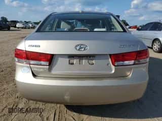 2008 Hyundai Sonata GLS with VIN 5NPET46C68H389411, listed as a Copart auction lot 72097544 with 103,648 mi miles and Salvage title. Bid and sale history available at DreamBid. Image 6.