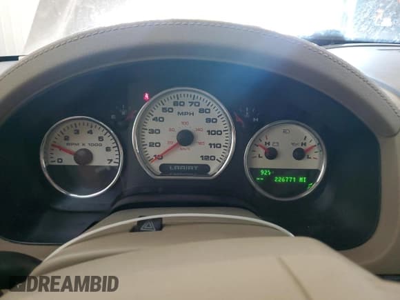 ✅ 2005 Ford F-150 XLT • VIN: 1FTPW14575KC54471 • Lot: 63166515. Listed on Copart with 226,771 mi. Free auction sales archive from the USA and detailed vehicle history report at DreamBid. Image 9.