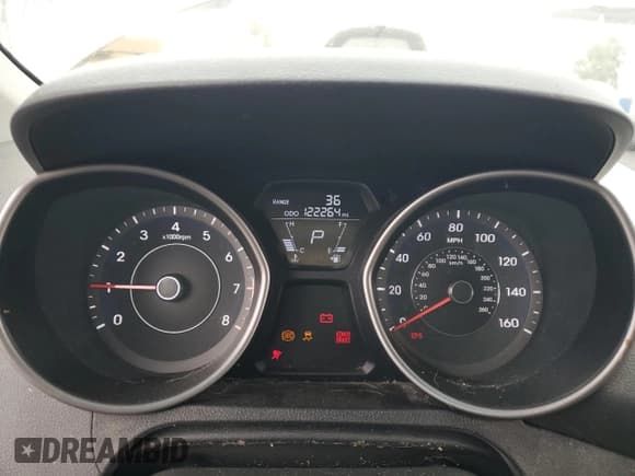 ✅ 2013 Hyundai Elantra Limited • VIN: 5NPDH4AE3DH408559 • Lot: 63345115. Listed on Copart with 122,264 mi. Free auction sales archive from the USA and detailed vehicle history report at DreamBid. Image 9.