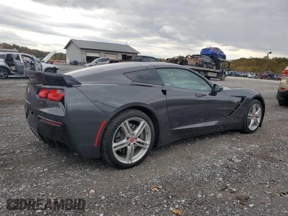 ✅ 2017 Chevrolet Corvette 1LT • VIN: 1G1YB2D73H5101606 • Lot: 89491625. Listed on Copart with 55,289 mi. Free auction sales archive from the USA and detailed vehicle history report at DreamBid. Image 3.
