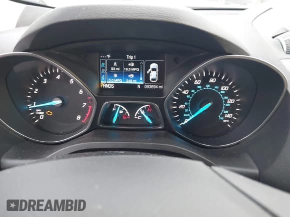 ✅ 2015 Ford Escape Titanium • VIN: 1FMCU9J90FUB74988 • Lot: 43561618. Listed on IAAI with 93,694 mi. Free auction sales archive from the USA and detailed vehicle history report at DreamBid. Image 7.