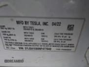✅ 2022 Tesla Model S Plaid • VIN: 5YJSA1E68NF477048 • Lot: 43605551. Listed on IAAI with Not provided. Free auction sales archive from the USA and detailed vehicle history report at DreamBid. Image 9.