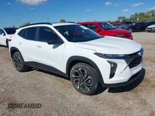 2024 Chevrolet Trax 2RS with VIN KL77LJE21RC015525, listed as a IAAI auction lot 43383813 with 30,012 mi miles and . Bid and sale history available at DreamBid. Image 1.