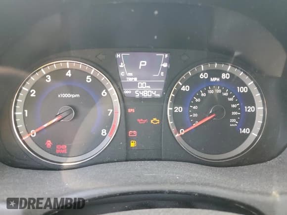 ✅ 2013 Hyundai Accent GS • VIN: KMHCT5AEXDU098203 • Лот: 76605714. Опубликован ранее на Copart с пробегом 54 804 миль. Бесплатный доступ к архиву аукционных продаж из США и подробный отчёт об истории автомобиля на DreamBid. Изображение 9.