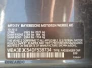 ✅ 2013 BMW 3 Series 328i xDrive • VIN: WBA3B3C54DF538734 • Lot: 70191615. Listed on Copart with 93,447 mi. Free auction sales archive from the USA and detailed vehicle history report at DreamBid. Image 12.