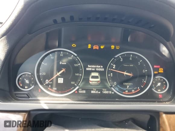 ✅ 2014 BMW 7 Series 740i • VIN: WBAYA6C53ED143998 • Lot: 54122055. Listed on Copart with 149,519 mi. Free auction sales archive from the USA and detailed vehicle history report at DreamBid. Image 9.