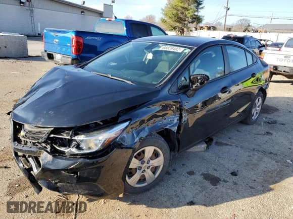 ✅ 2017 Chevrolet Cruze LS • VIN: 1G1BC5SM4H7245358 • Lot: 66839482. Listed on Copart with Not provided. Free auction sales archive from the USA and detailed vehicle history report at DreamBid. Image 1.