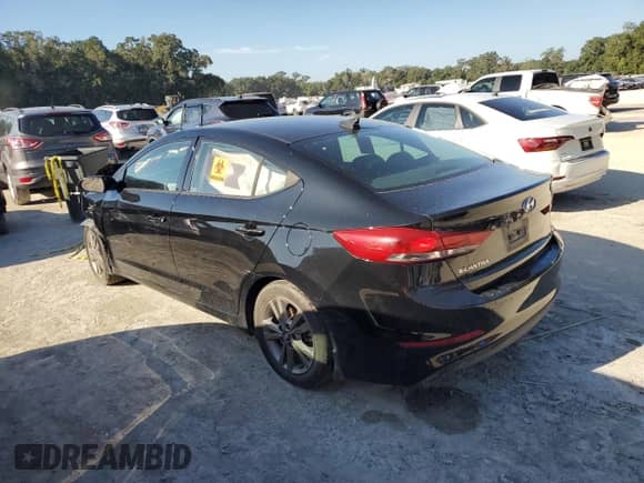 2018 Hyundai Elantra SEL with VIN 5NPD84LF9JH386455, listed as a Copart auction lot 80706925 with Not provided miles and Salvage title. Bid and sale history available at DreamBid. Image 2.