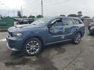 ✅ 2020 Dodge Durango R/T • VIN: 1C4SDHCT0LC380350 • Lot: 69634605. Wystawiony na Copart z przebiegiem 80 744 mil. Bezpłatny archiwum sprzedaży aukcyjnych z USA i szczegółowy raport historii pojazdu na DreamBid. Zdjęcie 1.