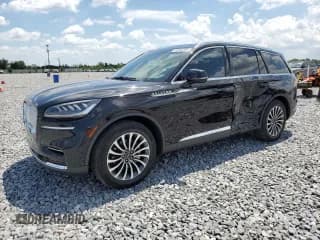 ✅ 2024 Lincoln Aviator Reserve • VIN: 5LM5J7WC3RGL01632 • Lot: 66688385. Listed on Copart with 14,033 mi. Free auction sales archive from the USA and detailed vehicle history report at DreamBid. Image 1.