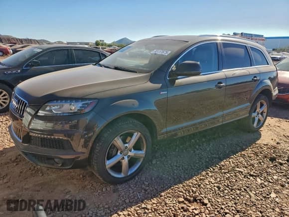 ✅ 2014 Audi Q7 S line Prestige • VIN: WA1DGAFE8ED017970 • Лот: 95117675. Опубликован ранее на Copart с пробегом 185 156 миль. Бесплатный доступ к архиву аукционных продаж из США и подробный отчёт об истории автомобиля на DreamBid. Изображение 1.