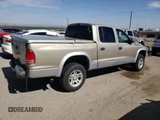 2002 Dodge Dakota SLT z VIN 1B7HG48NX2S536791, wystawiony jako Copart lot #60896504 z przebiegiem 178 827 mil mil oraz Szkoda całkowita • Salvage title. Historia ofert i sprzedaży dostępna na DreamBid. Obrazek 3.