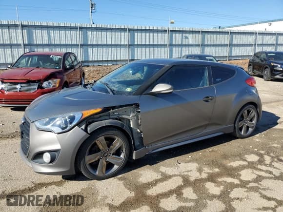 ✅ 2014 Hyundai Veloster Turbo • VIN: KMHTC6AE2EU210063 • Lot: 79243924. Wystawiony na Copart z przebiegiem 130 551 mil. Bezpłatny archiwum sprzedaży aukcyjnych z USA i szczegółowy raport historii pojazdu na DreamBid. Zdjęcie 1.