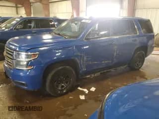 2019 Chevrolet Tahoe Commercial with VIN 1GNSKDEC8KR404019, listed as a Copart auction lot 80195915 with 121,959 mi miles and Clean title. Bid and sale history available at DreamBid. Image 1.