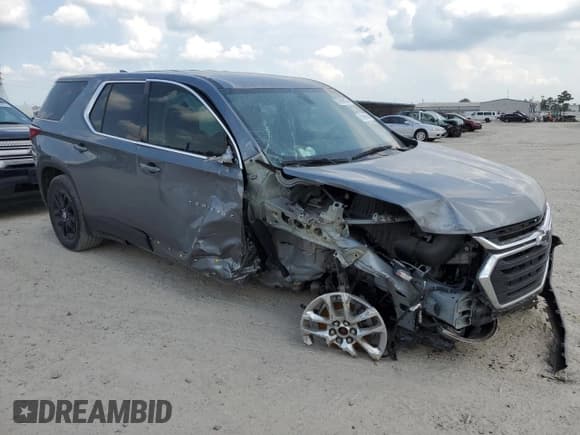 ✅ 2020 Chevrolet Traverse LS • VIN: 1GNERFKW0LJ203217 • Lot: 57899464. Wystawiony na Copart z przebiegiem 62 448 mil. Bezpłatny archiwum sprzedaży aukcyjnych z USA i szczegółowy raport historii pojazdu na DreamBid. Zdjęcie 4.