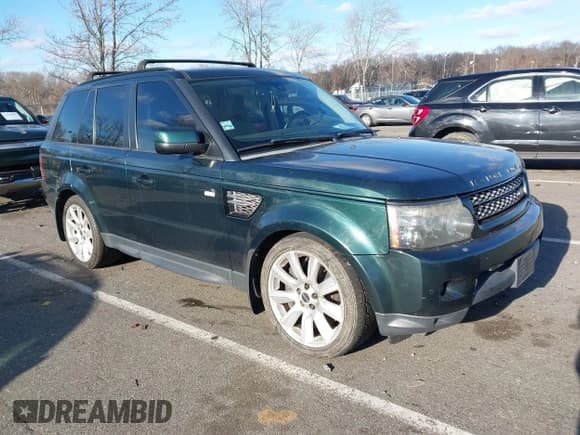✅ 2012 Land Rover Range Rover Sport SC • VIN: SALSH2E47CA759499 • Lot: 43921639. Listed on IAAI with 143,327 mi. Free auction sales archive from the USA and detailed vehicle history report at DreamBid. Image 1.