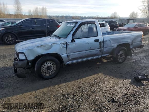 ✅ 1991 Toyota Pickup • VIN: JT4RN81A5M5108444 • Lot: 84263254. Listed on Copart with 229,851 mi. Free auction sales archive from the USA and detailed vehicle history report at DreamBid. Image 1.