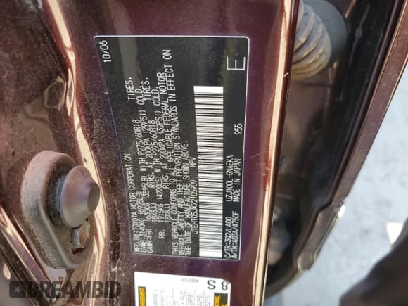 ✅ 2007 Toyota Land Cruiser • VIN: JTEHT05JX72105909 • Lot: 68547825. Listed on Copart with Not provided. Free auction sales archive from the USA and detailed vehicle history report at DreamBid. Image 12.