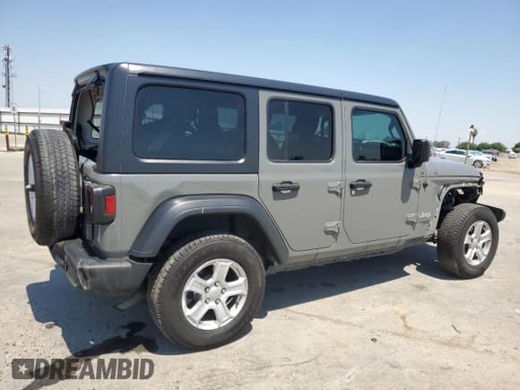 ✅ 2021 Jeep Wrangler Unlimited Sport S • VIN: 1C4HJXDN7MW527762 • Lot: 54991125. Listed on Copart with 83,382 mi. Free auction sales archive from the USA and detailed vehicle history report at DreamBid. Image 3.