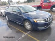 ✅ 2015 Volkswagen Passat S • VIN: 1VWAT7A35FC005664 • Lot: 43368570. Listed on IAAI with 180,494 mi. Free auction sales archive from the USA and detailed vehicle history report at DreamBid. Image 1.