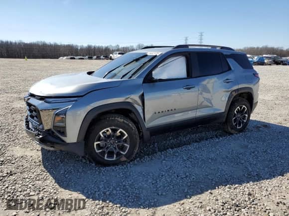 2025 Chevrolet Equinox FWD ACTIV с VIN 3GNAXKEG9SL166158, выставлен на аукционе Copart как лот 46445975 с пробегом 1 782 миль миль и Списание • Salvage title. История ставок и продаж доступна на DreamBid. Изображение 1.