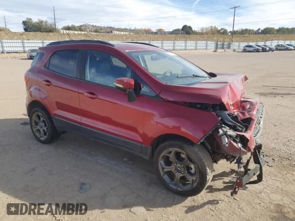 ✅ 2018 Ford EcoSport SES • VIN: MAJ6P1CL0JC169698 • Lot: 90733625. Listed on Copart with Not provided. Free auction sales archive from the USA and detailed vehicle history report at DreamBid. Image 4.