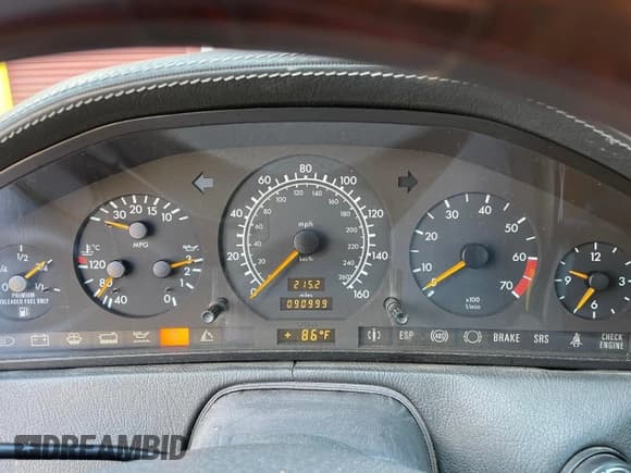 ✅ 1997 Mercedes-Benz SL • VIN: WDBFA76F9VF144872 • Lot: 89713215. Listed on Copart with 90,999 mi. Free auction sales archive from the USA and detailed vehicle history report at DreamBid. Image 8.