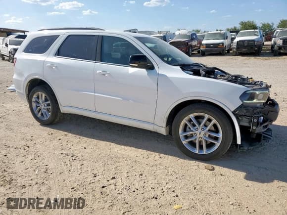 ✅ 2023 Dodge Durango GT • VIN: 1C4RDHDG9PC635955 • Lot: 66575715. Wystawiony na Copart z przebiegiem 50 482 mil. Bezpłatny archiwum sprzedaży aukcyjnych z USA i szczegółowy raport historii pojazdu na DreamBid. Zdjęcie 4.