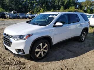 2018 Chevrolet Traverse LT z VIN 1GNEVHKW7JJ285547, wystawiony jako Copart lot #70940225 z przebiegiem 110 529 mil mil oraz Czysty tytuł • Clean title. Historia ofert i sprzedaży dostępna na DreamBid. Obrazek 1.