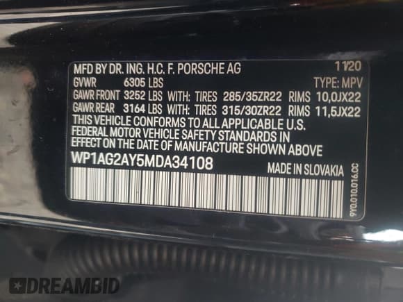 ✅ 2021 Porsche Cayenne GTS • VIN: WP1AG2AY5MDA34108 • Lot: 36510403. Wystawiony na Copart z przebiegiem Nie podano. Bezpłatny archiwum sprzedaży aukcyjnych z USA i szczegółowy raport historii pojazdu na DreamBid. Zdjęcie 14.